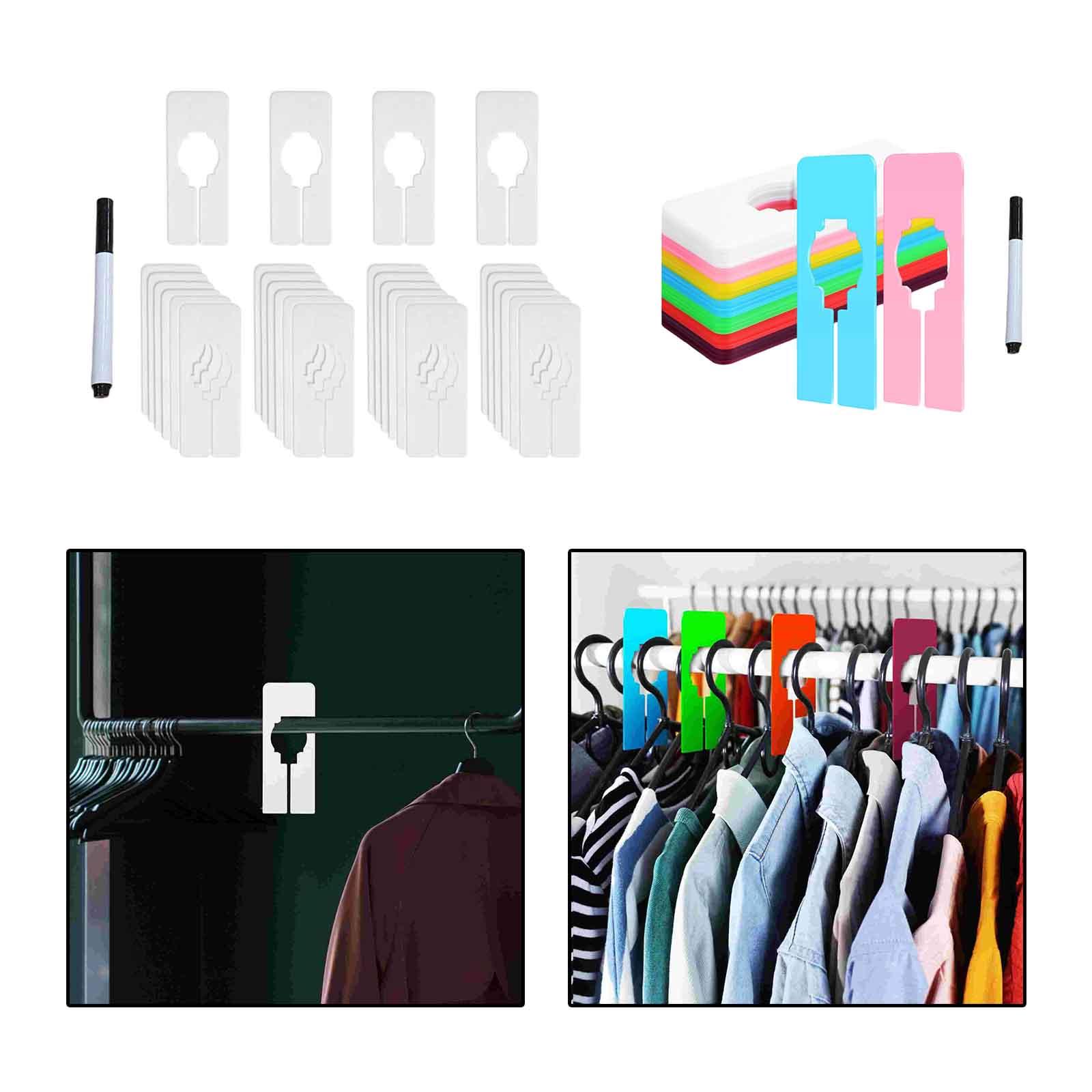 Baby Clothing Hanging Rack - 28개 의류 사이즈 옷장 랙 디바이더