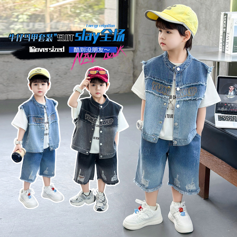 고품질 3피스 여름 아동복 세트 (남아용, 2-11세) - Baby Clothing High Quality 리뷰 및 가격