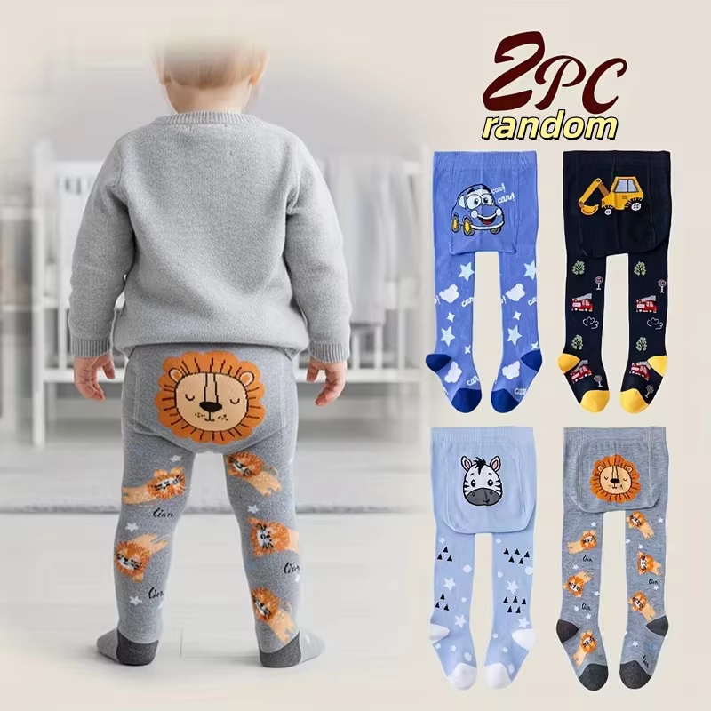 2피스 부드럽고 신축성 있는 만화 동물과 자동차 프린트 - Baby Clothing Dividers 리뷰 및 가격