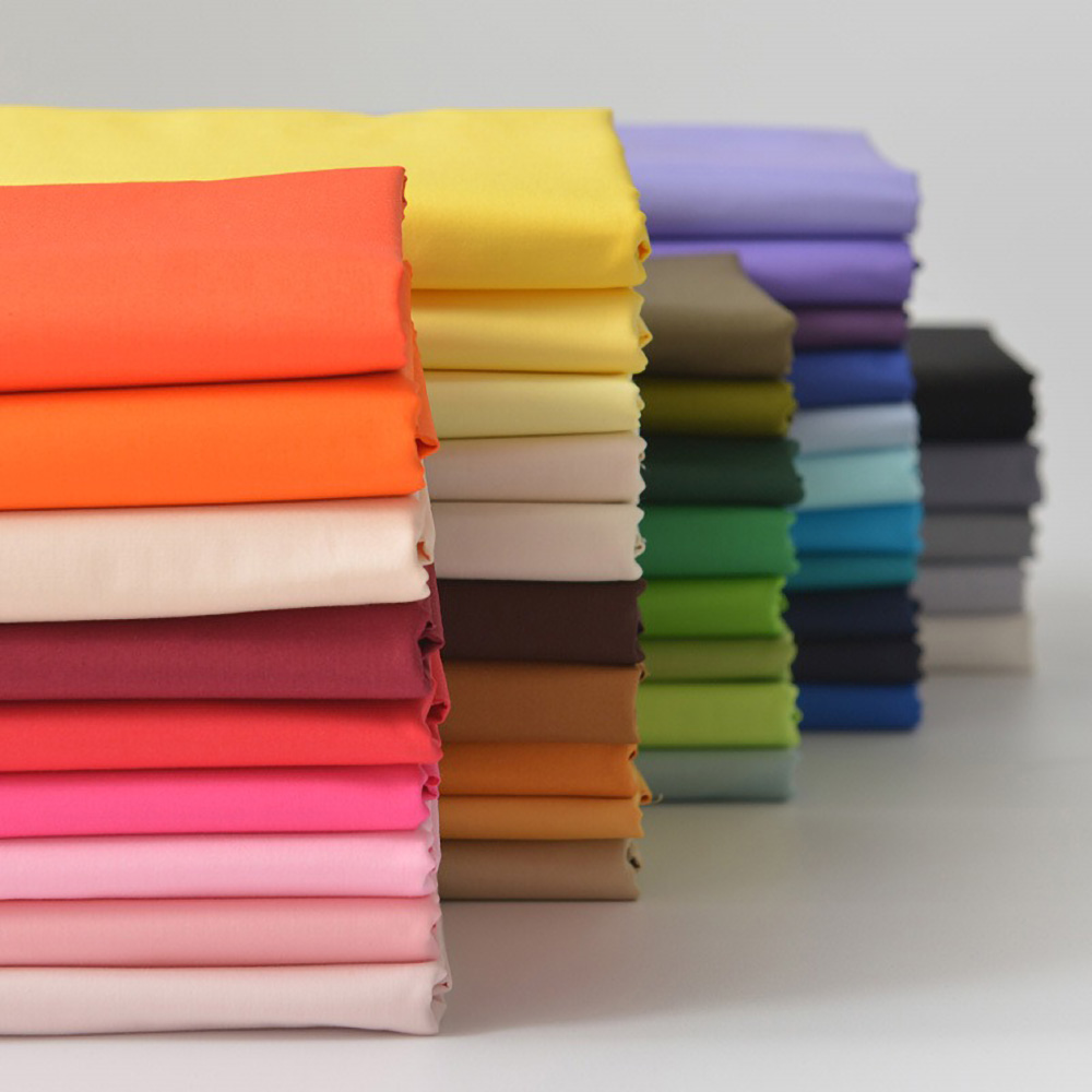 140x50cm 포플린 코튼 원단, 수축 처리된 단색, - Baby Clothing Organic 리뷰 및 가격