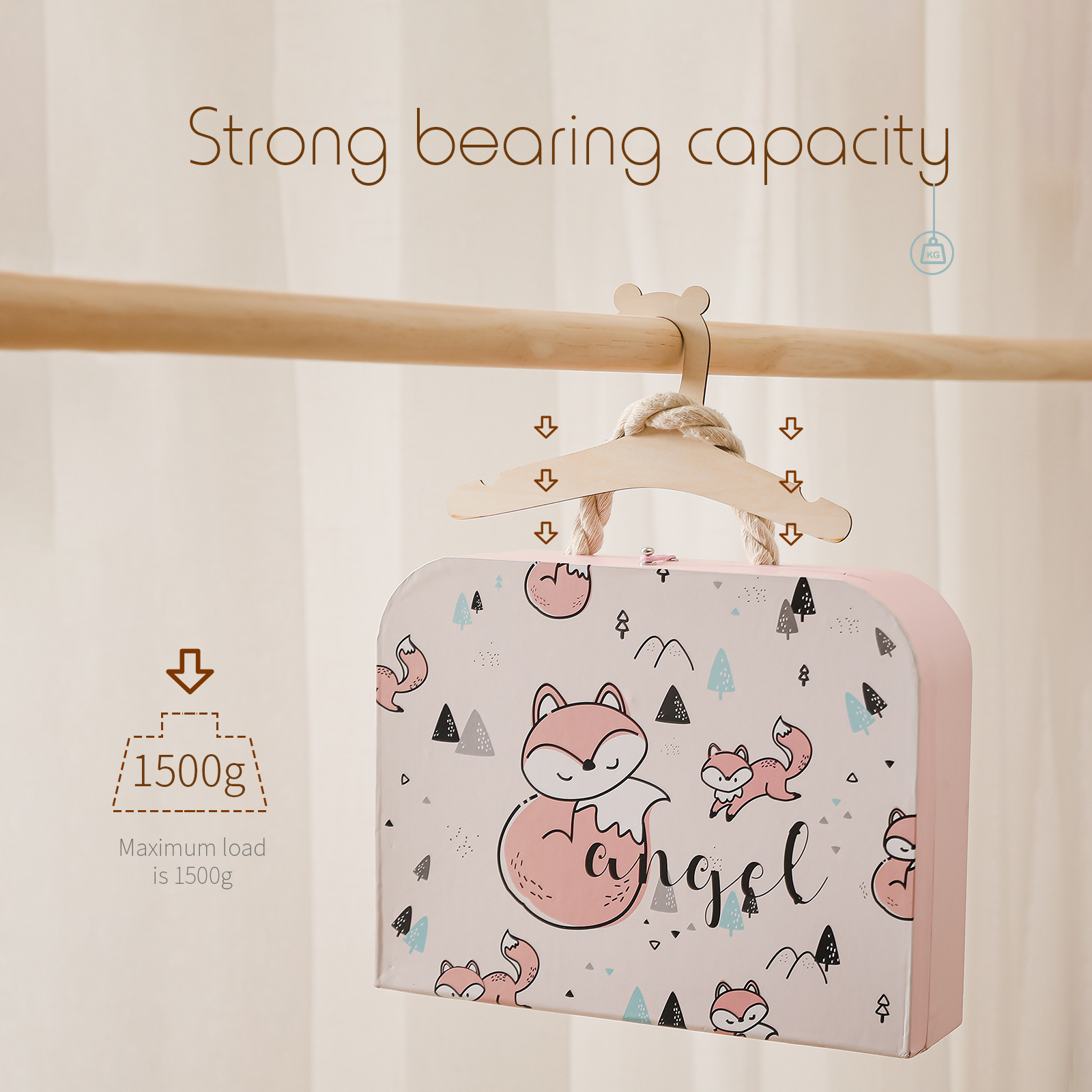 5/10pcs 나무 아기 옷걸이 어린이 옷 보관 걸이  - Baby Clothing Hanging Rack 리뷰 및 가격